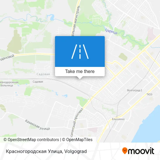 Красногородская Улица map