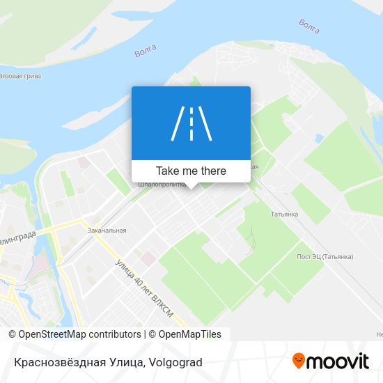 Краснозвёздная Улица map
