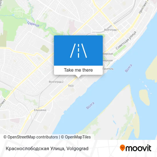 Краснослободская Улица map