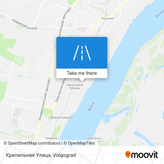 Крепильная Улица map