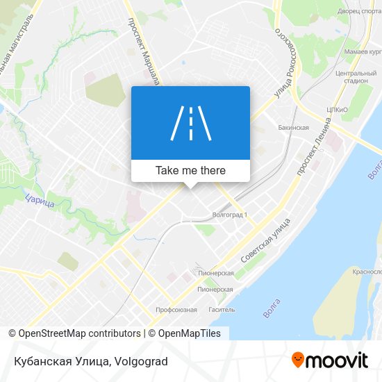 Кубанская Улица map