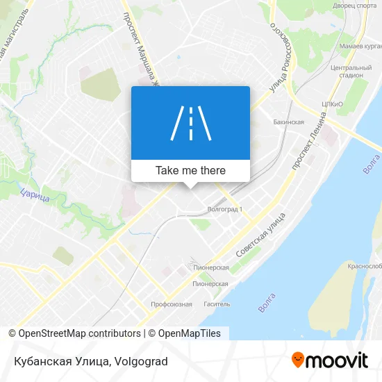 Кубанская Улица map