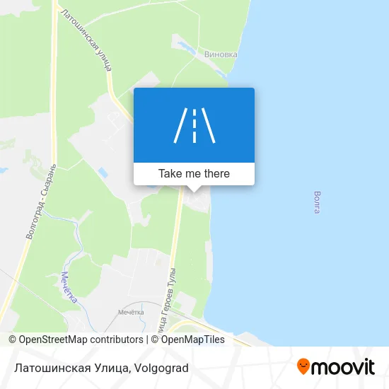 Латошинская Улица map