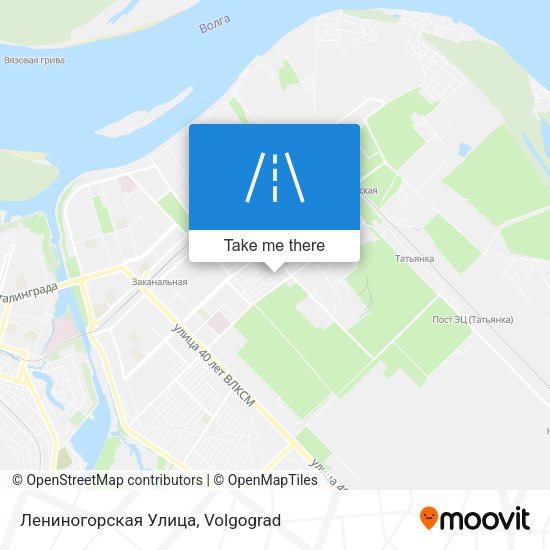 Лениногорская Улица map