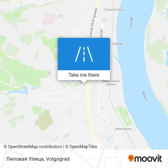 Липовая Улица map