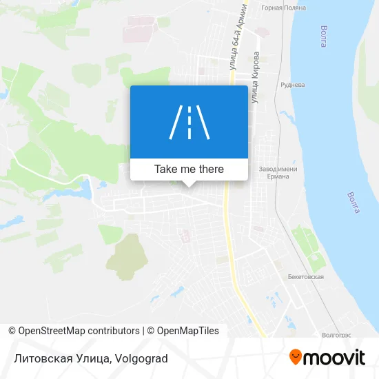 Литовская Улица map