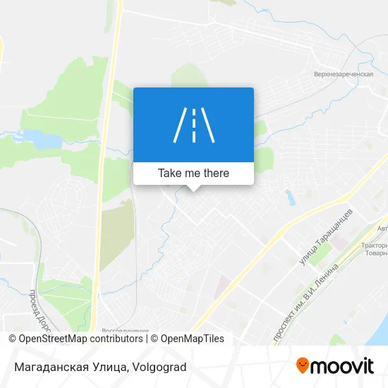 Магаданская Улица map