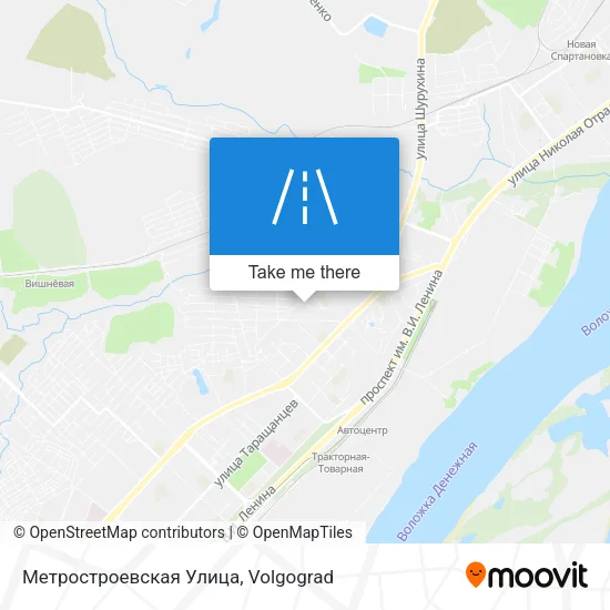 Метростроевская Улица map