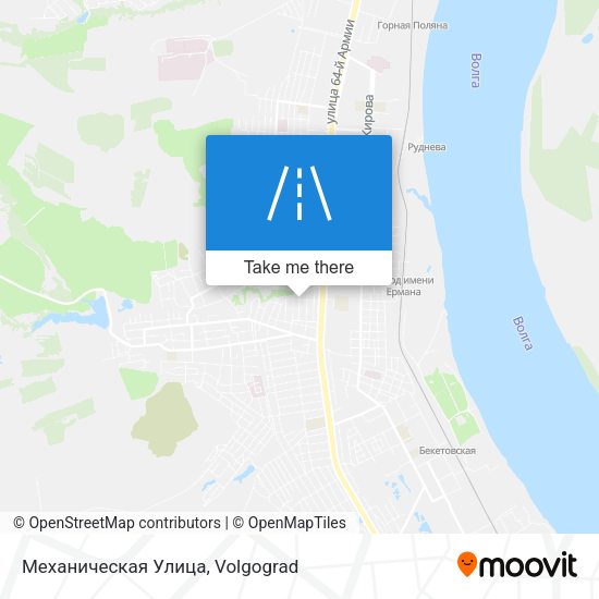 Механическая Улица map