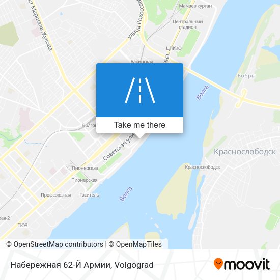 Набережная 62-Й Армии map