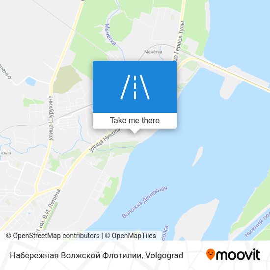 Набережная Волжской Флотилии map