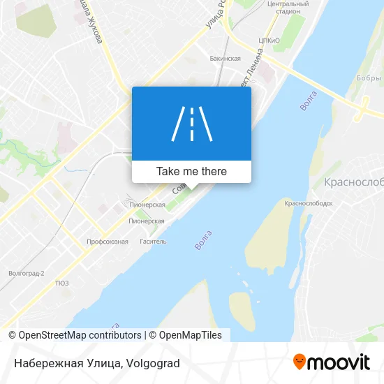 Набережная Улица map