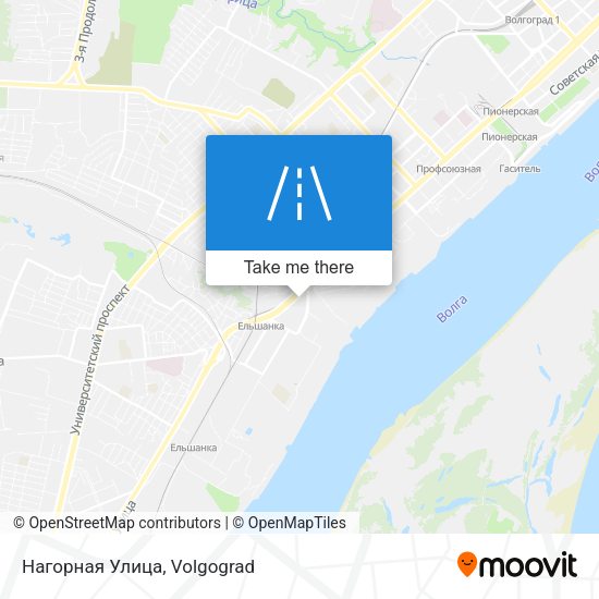 Нагорная Улица map
