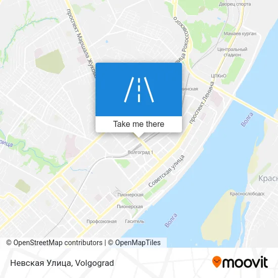 Невская Улица map