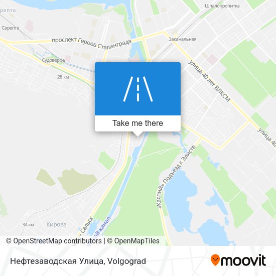 Нефтезаводская Улица map