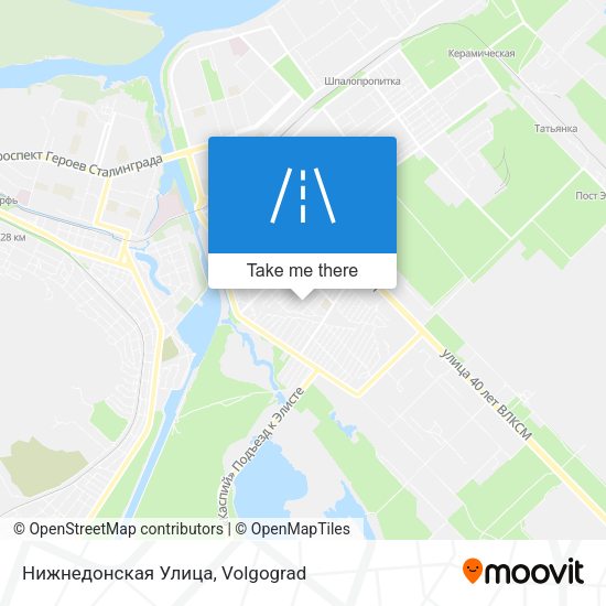 Нижнедонская Улица map