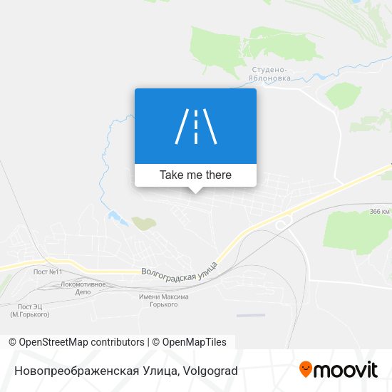 Новопреображенская Улица map