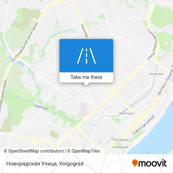 Новорядская Улица map