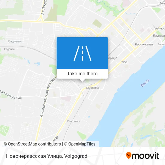 Новочеркасская Улица map