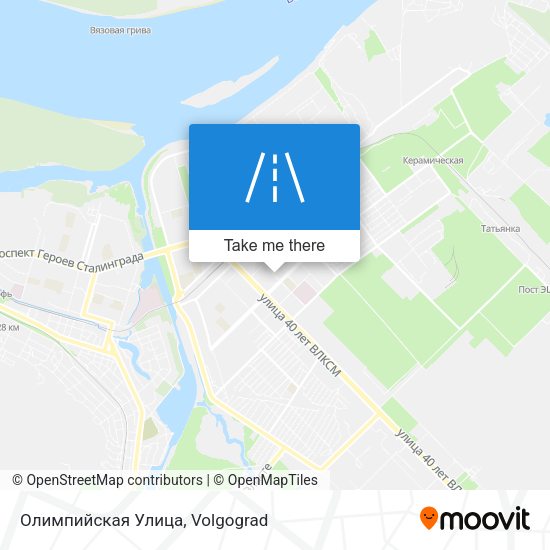 Олимпийская Улица map
