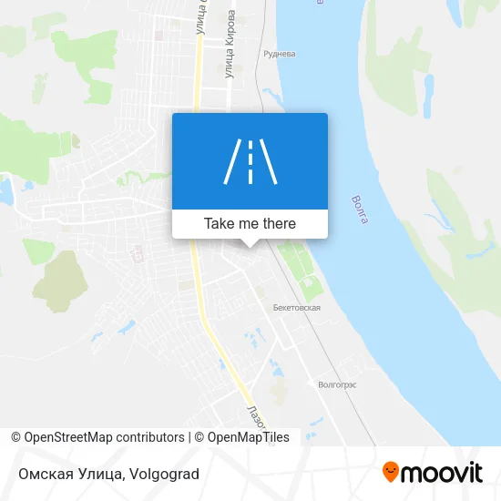 Омская Улица map