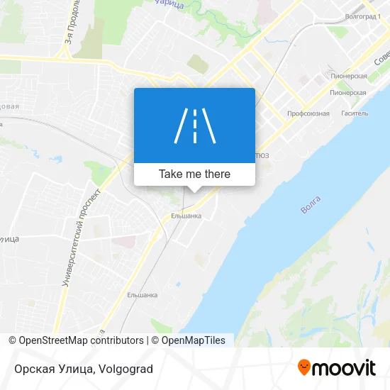 Орская Улица map