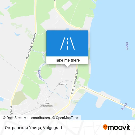 Остравская Улица map