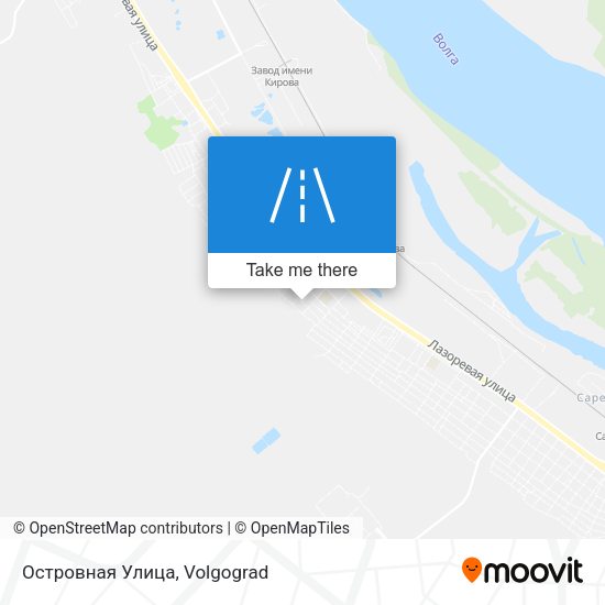Островная Улица map