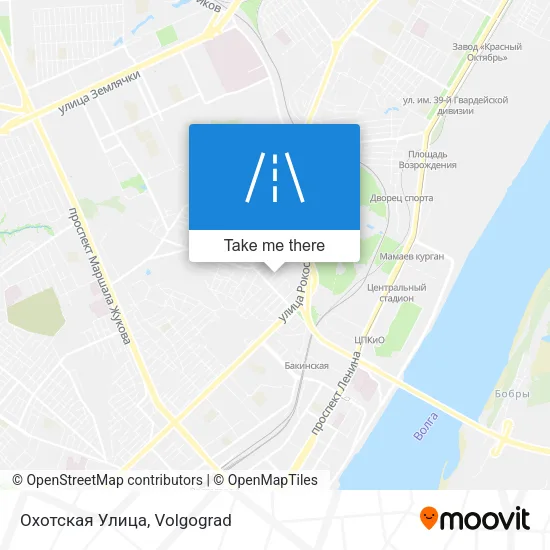 Охотская Улица map