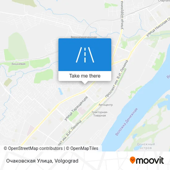 Очаковская Улица map