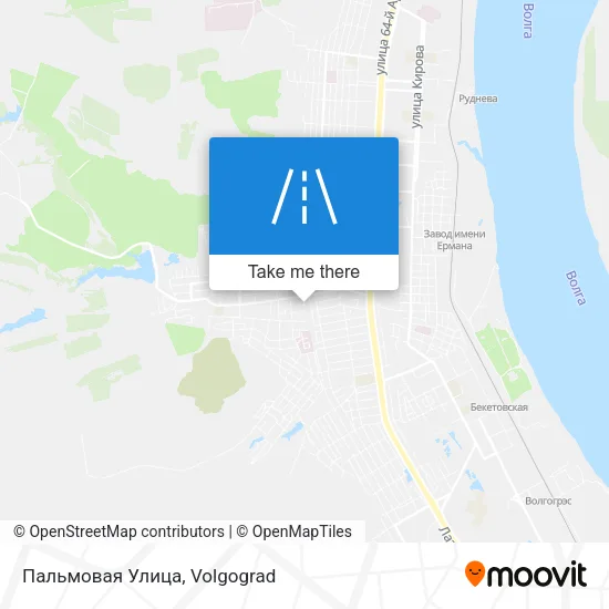 Пальмовая Улица map