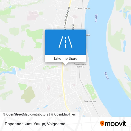 Параллельная Улица map