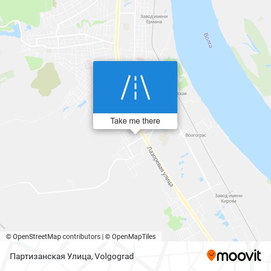Партизанская Улица map