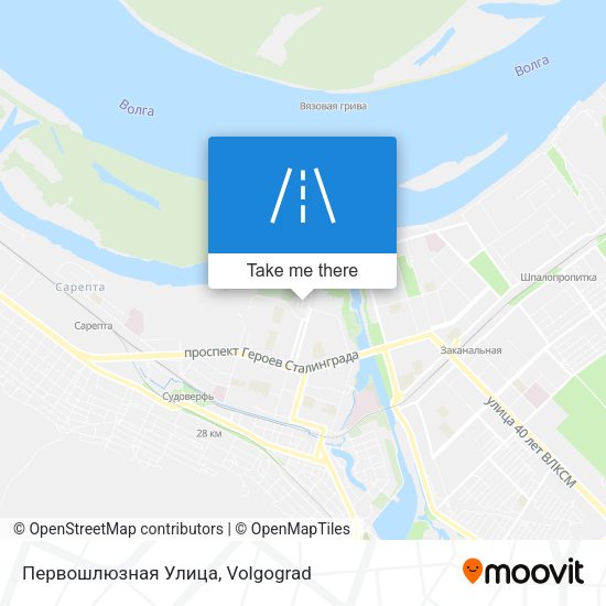 Первошлюзная Улица map
