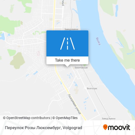 Переулок Розы Люксембург map