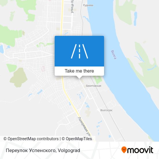 Переулок Успенского map
