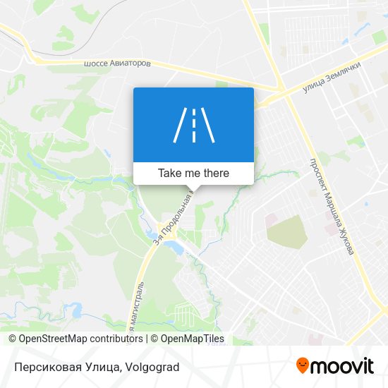 Персиковая Улица map