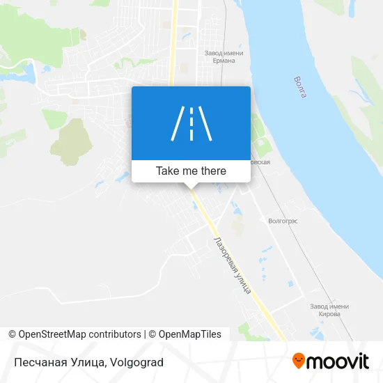 Песчаная Улица map