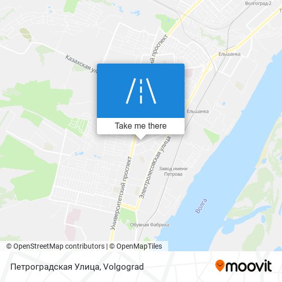 Петроградская Улица map