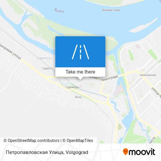 Петропавловская Улица map