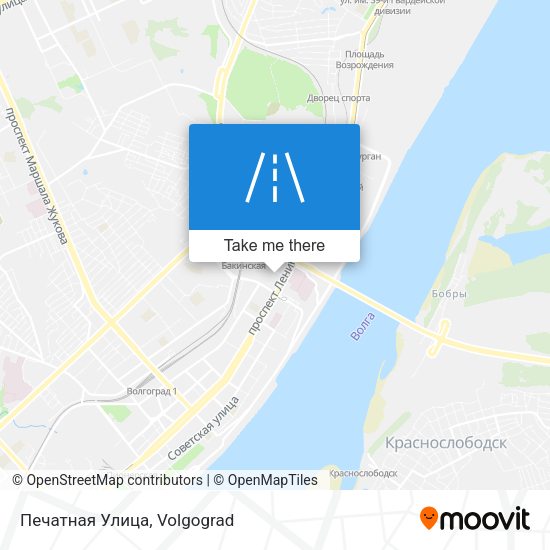 Печатная Улица map