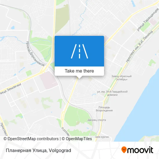 Планерная Улица map
