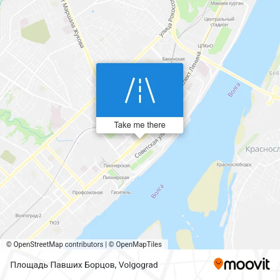 Площадь Павших Борцов map