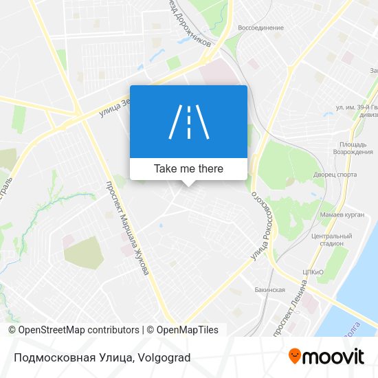 Подмосковная Улица map
