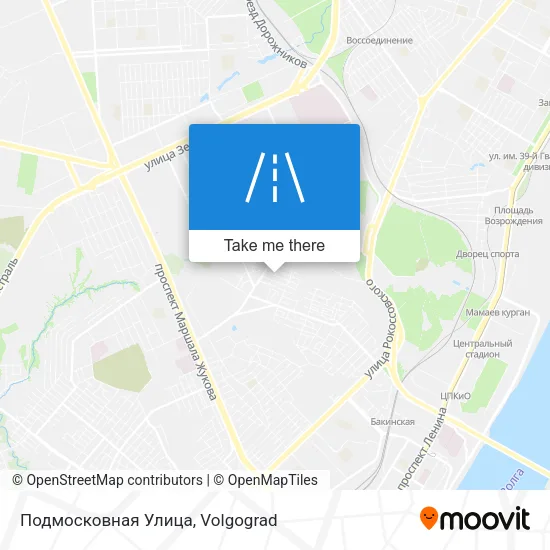 Подмосковная Улица map