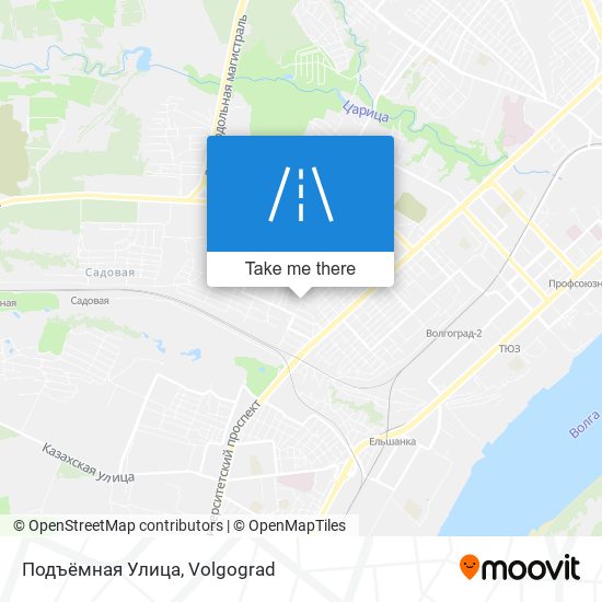 Подъёмная Улица map