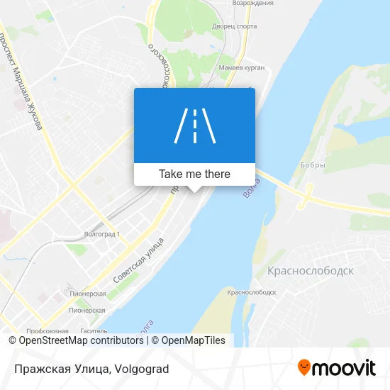 Пражская Улица map