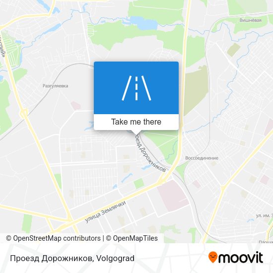 Проезд Дорожников map