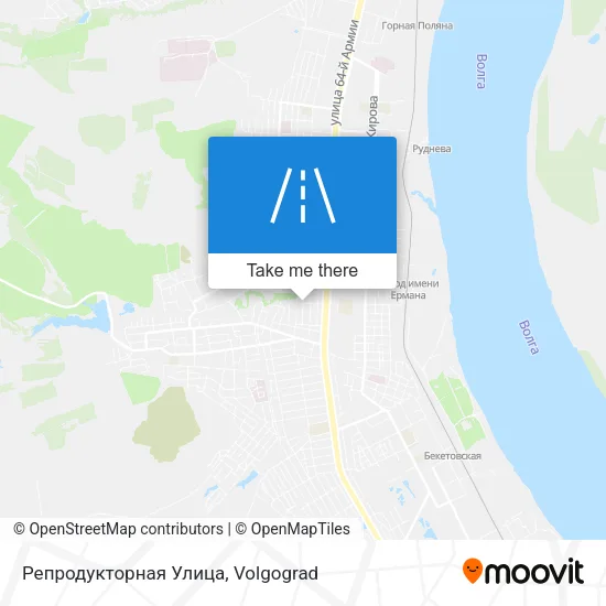 Репродукторная Улица map