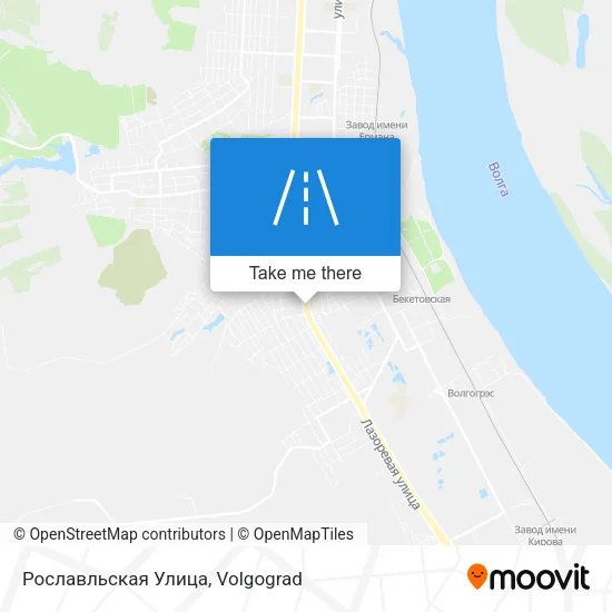 Рославльская Улица map